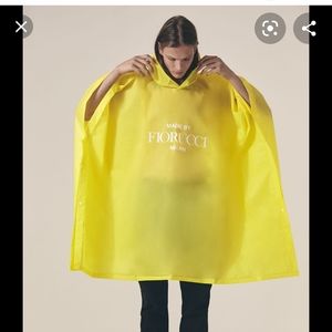 LAST ONE Fiorucci yellow rain poncho